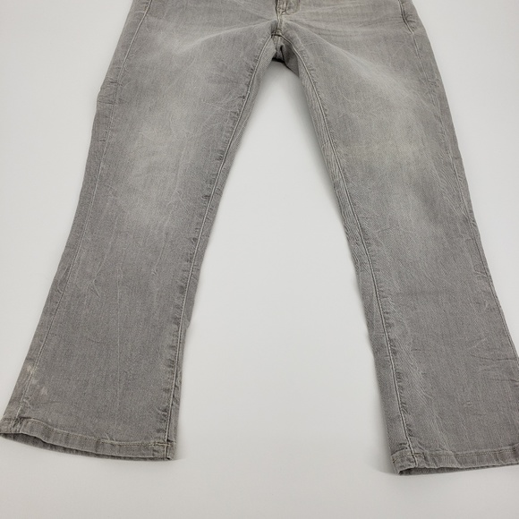 Gap Gray Cropped Boot Jeans Sz 25 / 0 - Picture 4 of 7